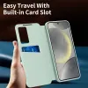 Phonesta Smart Window Book Wallet Klapphülle für Samsung Galaxy A55 - Hellgrün 3