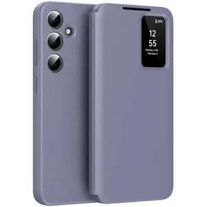 Phonesta Smart Window Book Wallet Klapphülle für Samsung Galaxy S24 FE - Lila