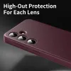 Phonesta Smart Window Book Wallet Klapphülle für Samsung Galaxy S25 FE - Bordeaux 7