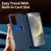 Phonesta Smart Window Book Wallet Klapphülle für Samsung Galaxy S25 FE - Dunkelblau 8