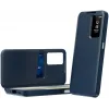 Phonesta Smart Window Book Wallet Klapphülle für Samsung Galaxy A37 - Dunkelblau 0