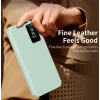 Phonesta Smart Window Book Wallet Klapphülle für Samsung Galaxy A37 - Hellgrün 2