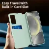 Phonesta Smart Window Book Wallet Klapphülle für Samsung Galaxy A37 - Hellgrün 6
