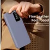 Phonesta Smart Window Book Wallet Klapphülle für Samsung Galaxy A37 - Lila 2