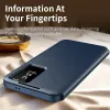 Phonesta Smart Window Book Wallet Klapphülle für Samsung Galaxy S26 Ultra - Dunkelblau 3