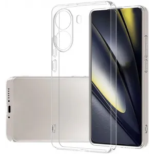 Phonesta Ultra-Thin Silikon Back Cover Hülle für Xiaomi Poco X7 Pro - Transparent