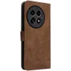 Phonesta Vintage Skin Book Wallet Klapphülle für OnePlus 13 - Braun 8