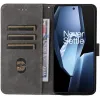 Phonesta Vintage Skin Book Wallet Klapphülle für OnePlus 13R - Schwarz 2