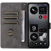 Phonesta Vintage Skin Book Wallet Klapphülle für Nothing CMF Phone 1 - Schwarz 2