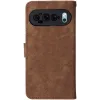 Phonesta Vintage Skin Book Wallet Klapphülle für Google Pixel 9 Pro XL - Braun 7