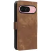 Phonesta Vintage Skin Book Wallet Klapphülle für Google Pixel 9 / 9 Pro - Braun 6