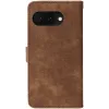Phonesta Vintage Skin Book Wallet Klapphülle für Google Pixel 9a - Braun 8