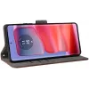 Phonesta Vintage Skin Book Wallet Klapphülle für Motorola Edge 50 / Edge 50 Pro - Braun 3