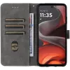Phonesta Vintage Skin Book Wallet Klapphülle für Motorola Moto G17/G17 Power/G15/G15 Power - Schwarz 2