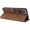 Phonesta Vintage Skin Book Wallet Klapphülle für Motorola Moto G45 / Moto G34 - Braun 4