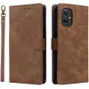 Phonesta Vintage Skin Book Wallet Klapphülle für Motorola Moto G55 - Braun