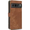 Phonesta Vintage Skin Book Wallet Klapphülle für Google Pixel 8 Pro - Braun 6