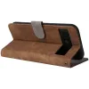 Phonesta Vintage Skin Book Wallet Klapphülle für Google Pixel 8a - Braun 4