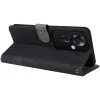 Phonesta Vintage Skin Book Wallet Klapphülle für Oppo Reno11 F 5G - Schwarz 4
