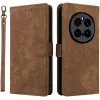 Phonesta Vintage Skin Book Wallet Klapphülle für HONOR Magic7 Pro - Braun