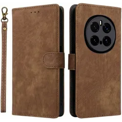 Phonesta Vintage Skin Book Wallet Klapphülle für HONOR Magic7 Pro - Braun