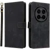Phonesta Vintage Skin Book Wallet Klapphülle für HONOR Magic7 Pro - Schwarz