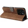 Phonesta Vintage Skin Book Wallet Klapphülle für HONOR 200 Smart - Braun 4