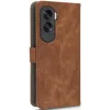 Phonesta Vintage Skin Book Wallet Klapphülle für HONOR 90 Lite - Braun 7