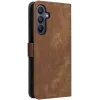 Phonesta Vintage Skin Book Wallet Klapphülle für Samsung Galaxy A16 - Braun 7