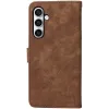 Phonesta Vintage Skin Book Wallet Klapphülle für Samsung Galaxy S24 FE - Braun 7