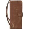 Phonesta Vintage Skin Book Wallet Klapphülle für Samsung Galaxy Z Fold 6 - Braun 6