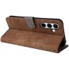 Phonesta Vintage Skin Book Wallet Klapphülle für Samsung Galaxy A35 - Braun 4