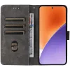 Phonesta Vintage Skin Book Wallet Klapphülle für Xiaomi 15 - Schwarz 2