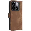 Phonesta Vintage Skin Book Wallet Klapphülle für Xiaomi 14T Pro - Braun 7
