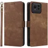 Phonesta Vintage Skin Book Wallet Klapphülle für Asus Zenfone 11 Ultra - Braun