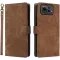 Phonesta Vintage Skin Book Wallet Klapphülle für Asus Zenfone 12 Ultra - Braun