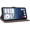 Phonesta Vintage Skin Book Wallet Klapphülle für Nothing Phone (3a) - Braun 4
