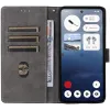 Phonesta Vintage Skin Book Wallet Klapphülle für Nothing Phone (3a) - Schwarz 2