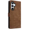 Phonesta Vintage Skin Book Wallet Klapphülle für Samsung Galaxy A36 - Braun 8