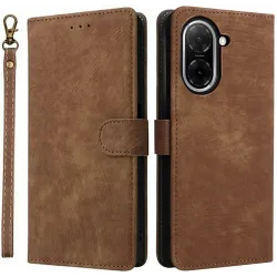 Phonesta Vintage Skin Book Wallet Klapphülle für Xiaomi Redmi A5 171.7mm - Braun