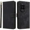 Phonesta Vintage Skin Book Wallet Klapphülle für Huawei nova 13 Pro - Schwarz
