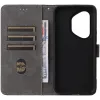 Phonesta Vintage Skin Book Wallet Klapphülle für HONOR 400 Pro - Schwarz 3