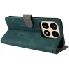 Phonesta Vintage Skin Book Wallet Klapphülle für Xiaomi 15T - Grün 5