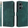 Phonesta Vintage Skin Book Wallet Klapphülle für Xiaomi Poco F7 - Grün