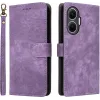 Phonesta Vintage Skin Book Wallet Klapphülle für Xiaomi Poco F7 - Lila