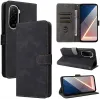 Phonesta Vintage Skin Book Wallet Klapphülle für Xiaomi Poco M7 - Schwarz 9