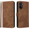 Phonesta Vintage Skin Book Wallet Klapphülle für OnePlus Nord CE5 - Braun