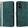 Phonesta Vintage Skin Book Wallet Klapphülle für OnePlus Nord CE5 - Grün