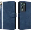 Phonesta Vintage Skin Book Wallet Klapphülle für Oppo A5/A5m - Blau