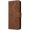 Phonesta Vintage Skin Book Wallet Klapphülle für Motorola Edge 70 - Braun 7